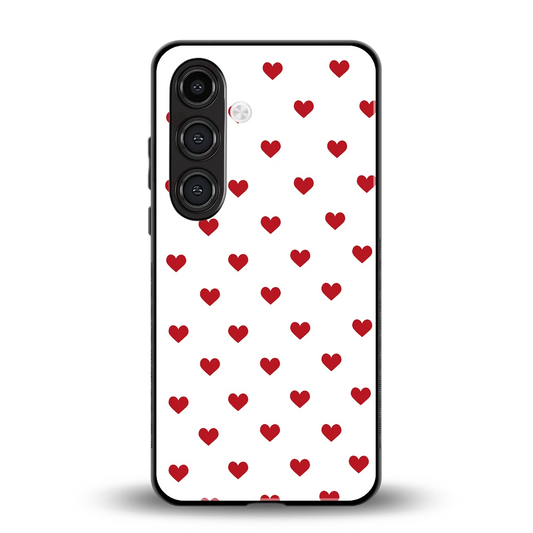 Love Patch back phone cover | glass case for samsung galaxy s24
