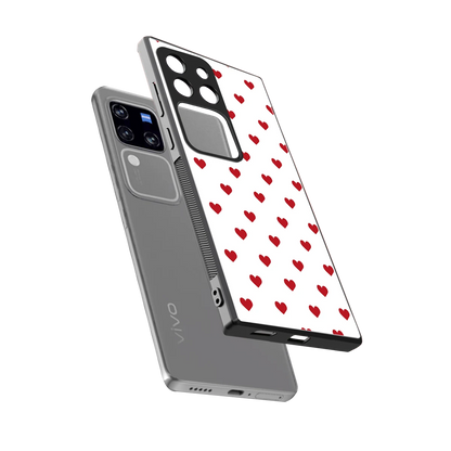 Love Patch sleekvivo v30 pro cover with tempered glass back and TPU edges