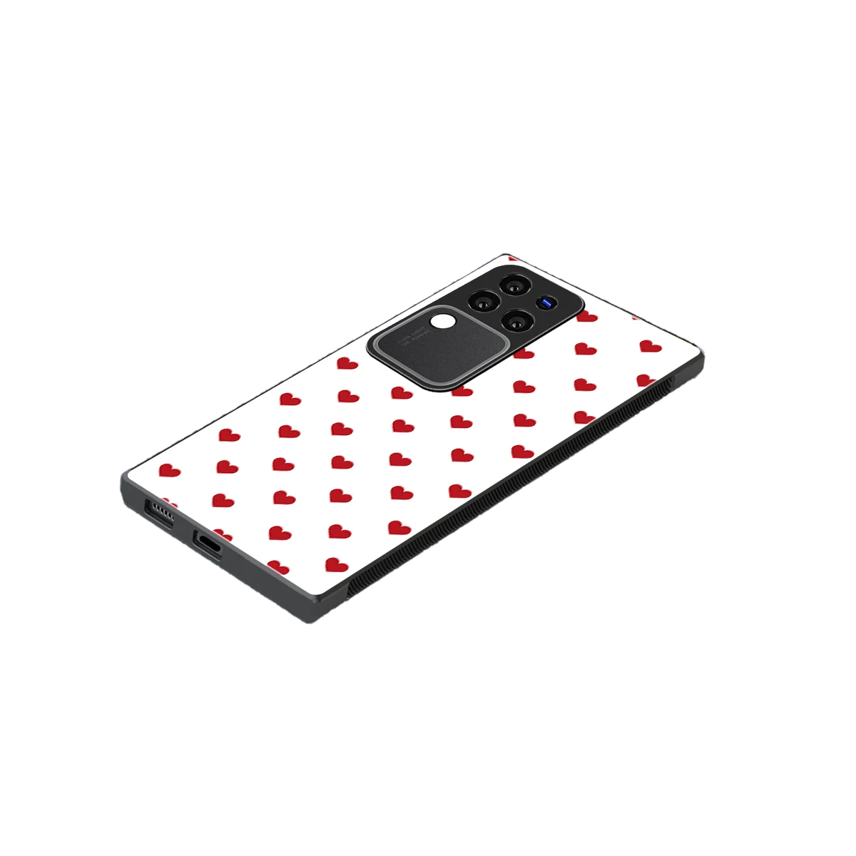 Love Patch stylish phone case forvivo v30 pro | glossy glass and slim fit