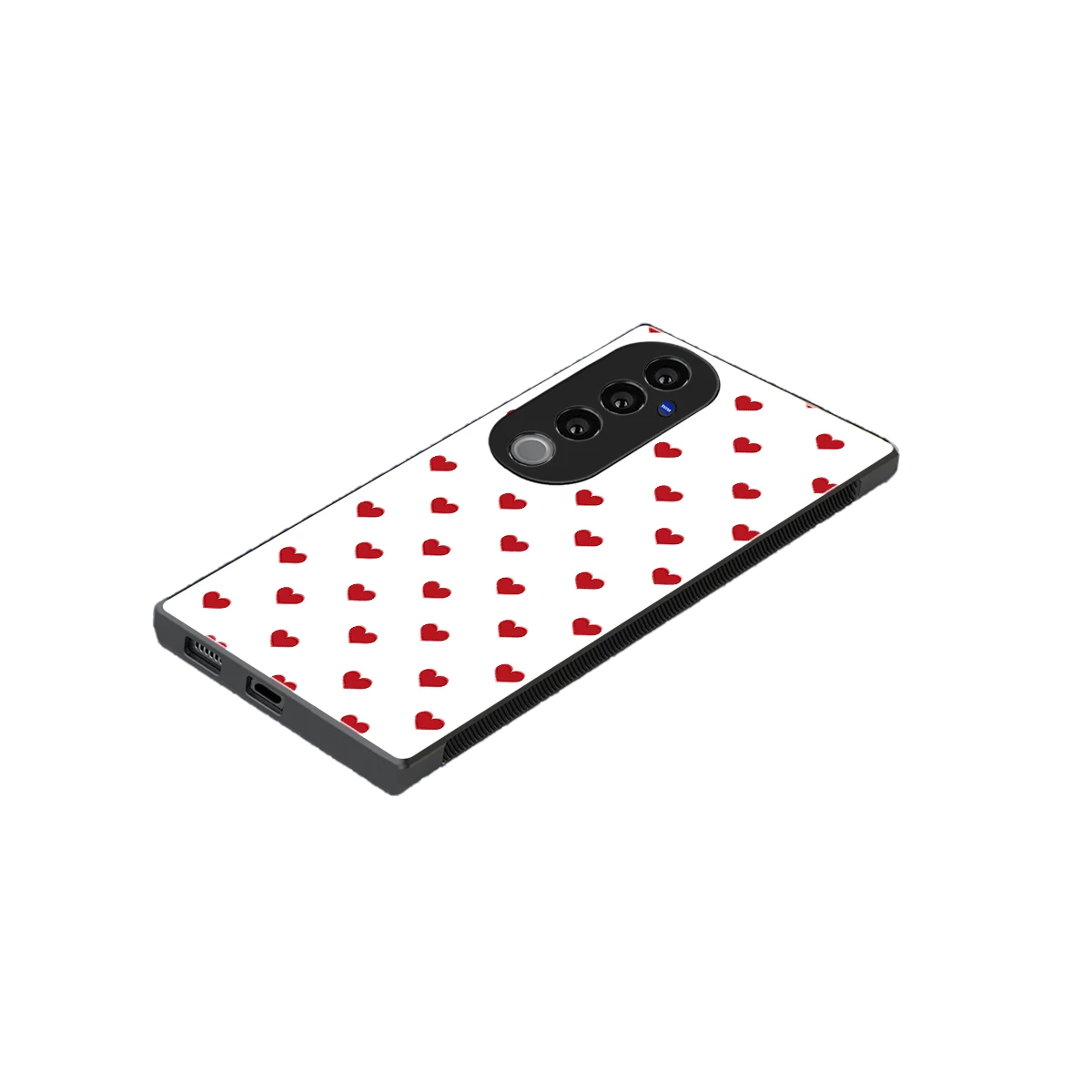 Love Patch stylish phone case for vivo v40 pro | glossy glass and slim fit