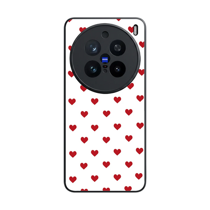 Love Patch back phone cover | glass case for vivo x200 pro