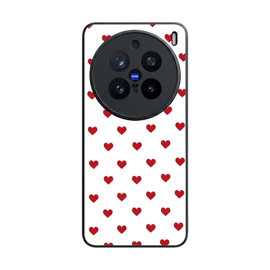 Love Patch back phone cover | glass case for vivo x200 pro