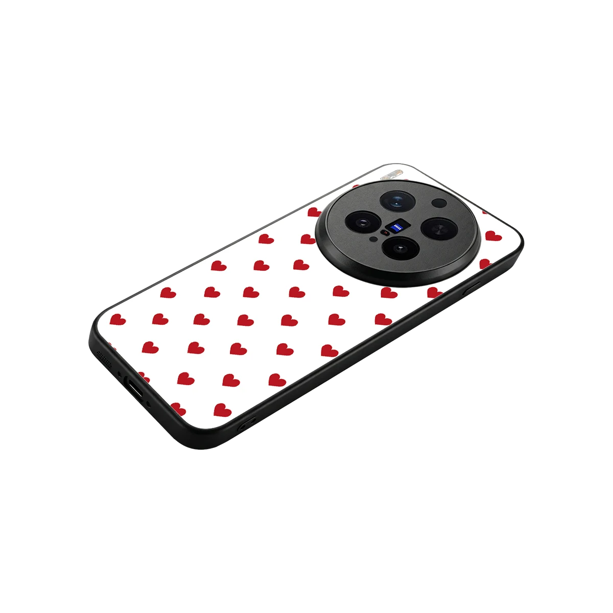 Love Patch stylish phone case for vivo x300 pro | glossy glass and slim fit