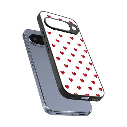 Love Patch sleek google pixel 10 cover with tempered glass back and TPU edges