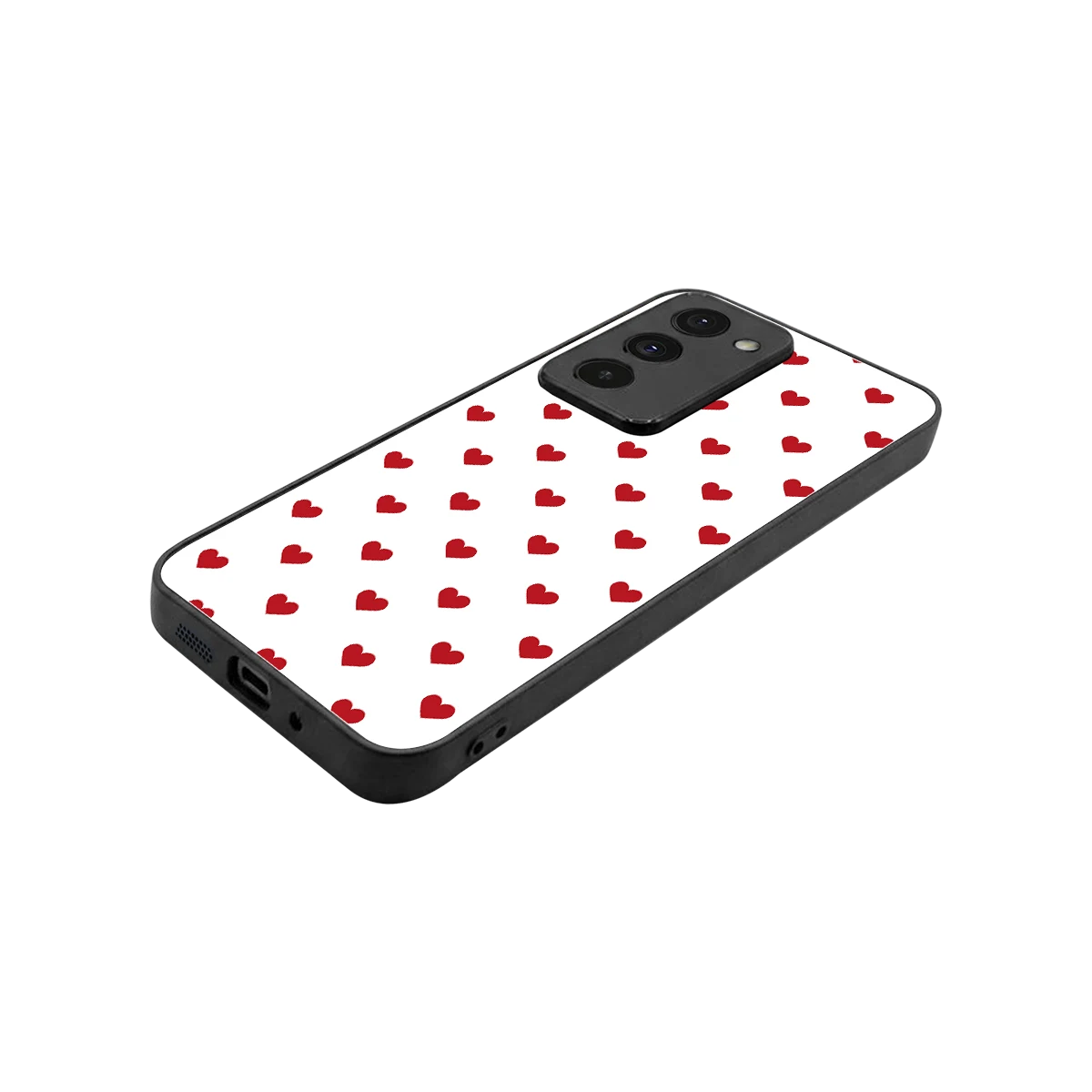 Love Patch stylish phone case for redmi 15 5g | glossy glass and slim fit