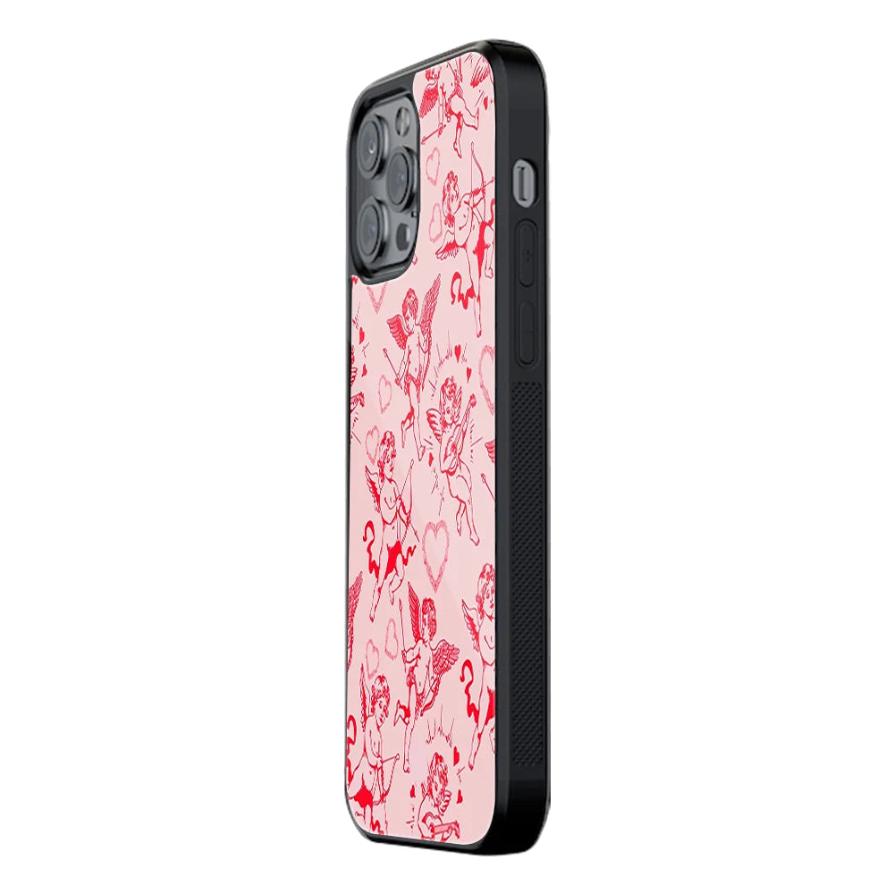 Trendy Glass Back Mobile Case for iPhone, Samsung, Redmi, OnePlus, Google Pixel, Motorola