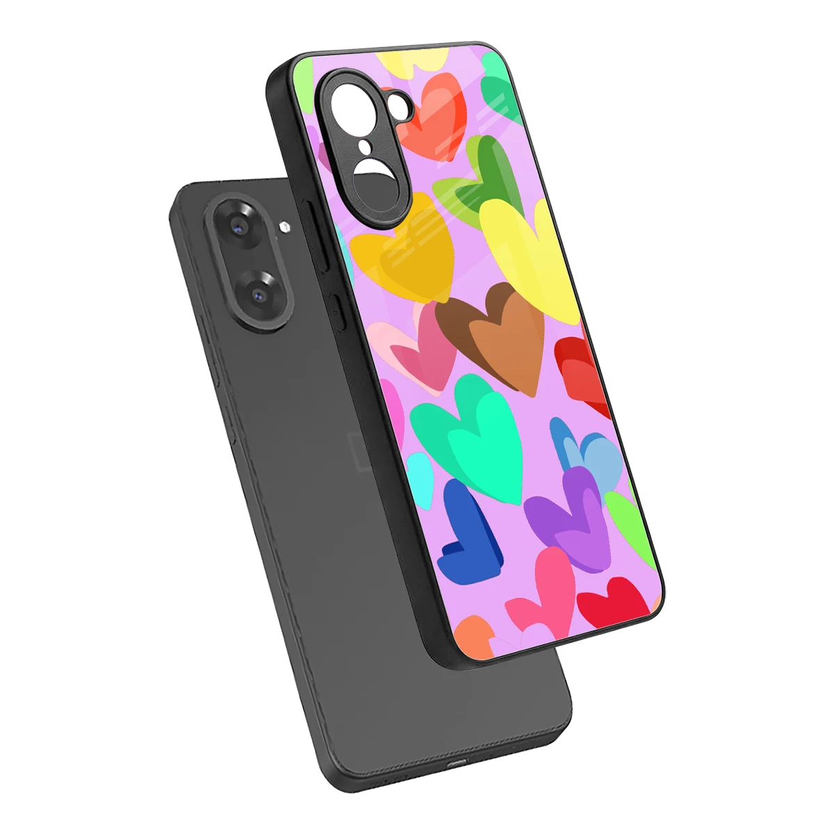 Love Spectrum sleek oneplus nord ce5 5g cover with tempered glass back and TPU edges