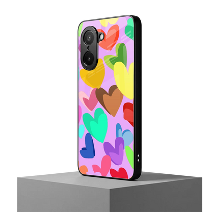 Love Spectrum oneplus nord ce5 5g mobile cover | shockproof glass phone case