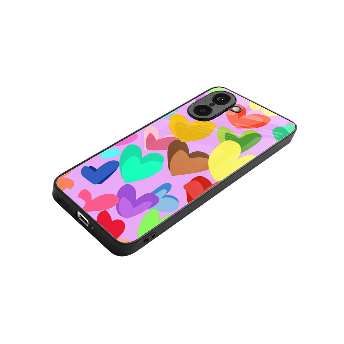 Love Spectrum stylish phone case for oneplus nord ce5 5g | glossy glass and slim fit