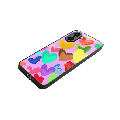 Love Spectrum stylish phone case for oneplus nord ce5 5g | glossy glass and slim fit