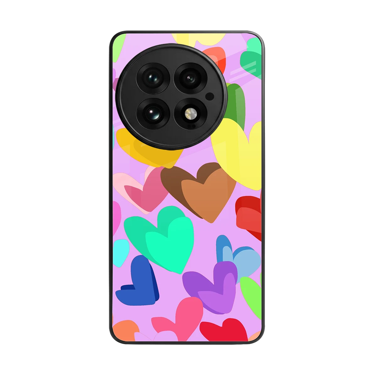 Love Spectrum back phone cover | glass case for oneplus 13