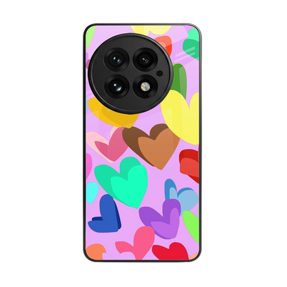 Love Spectrum back phone cover | glass case for oneplus 13