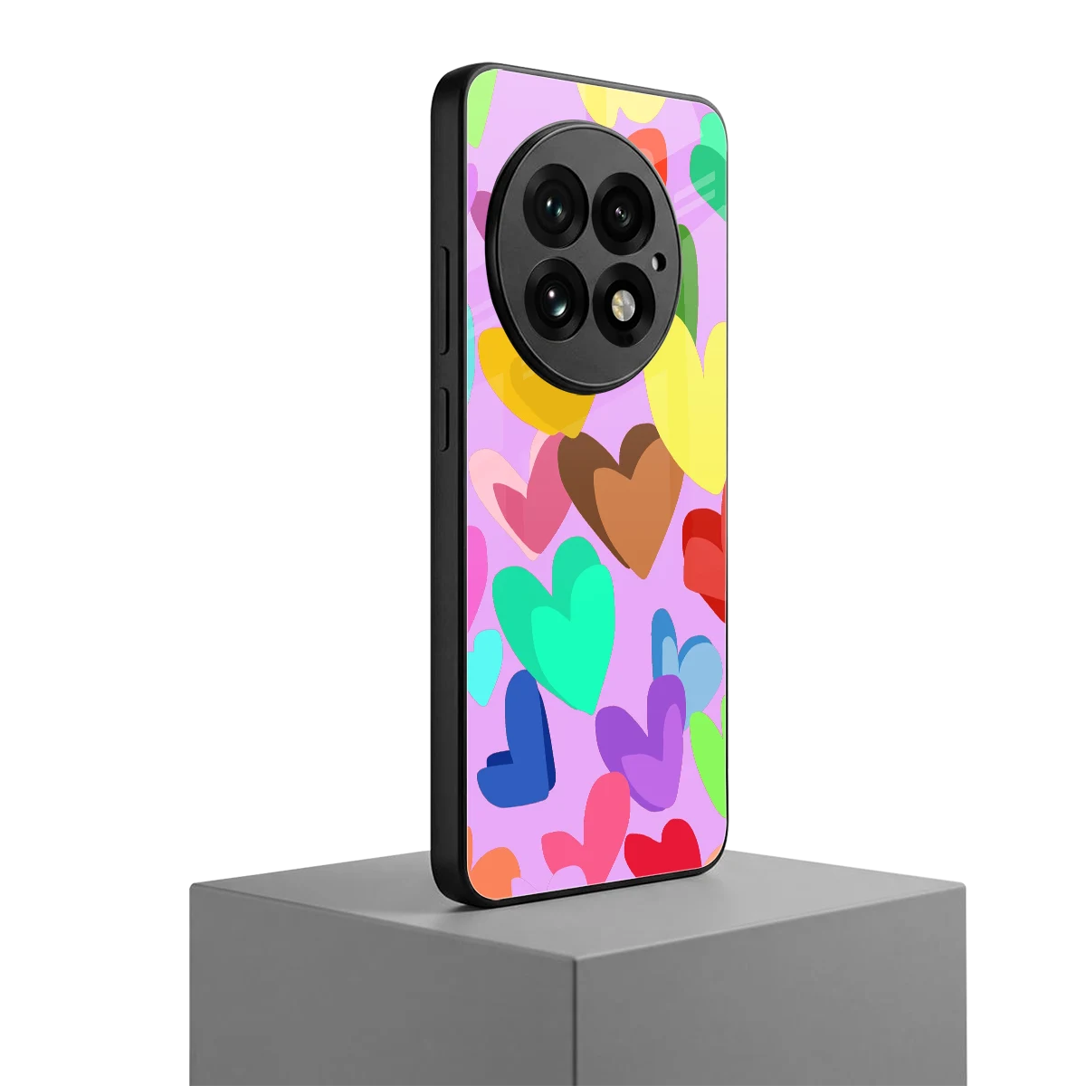 Love Spectrum oneplus 13 mobile cover | shockproof glass phone case