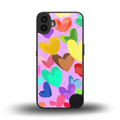 Love Spectrum back phone cover | glass case for cmf nothing phone 1