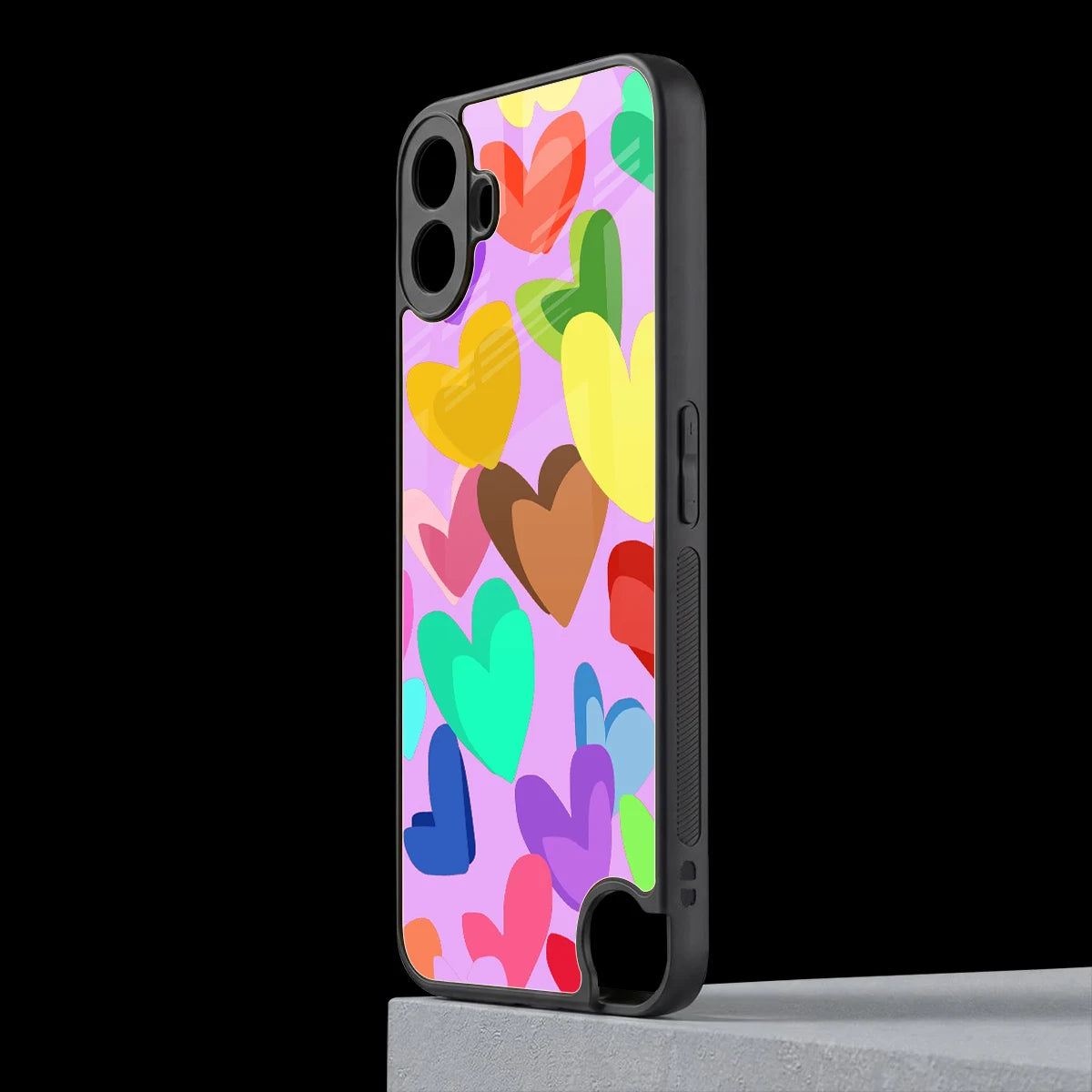 Love Spectrum cmf nothing phone 1 mobile cover | shockproof glass phone case