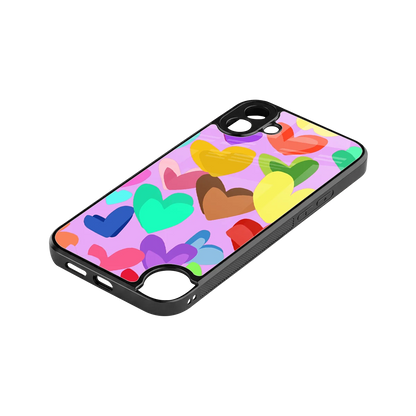 Love Spectrum stylish phone case for cmf nothing phone 1 | glossy glass and slim fit