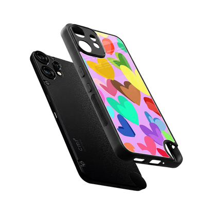 Love Spectrum sleek cmf nothing phone 2 pro cover with tempered glass back and TPU edges
