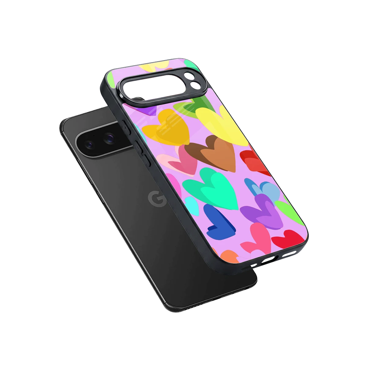 Love Spectrum sleek google pixel 10 pro xl cover with tempered glass back and TPU edges