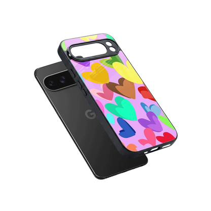 Love Spectrum sleek google pixel 10 pro xl cover with tempered glass back and TPU edges