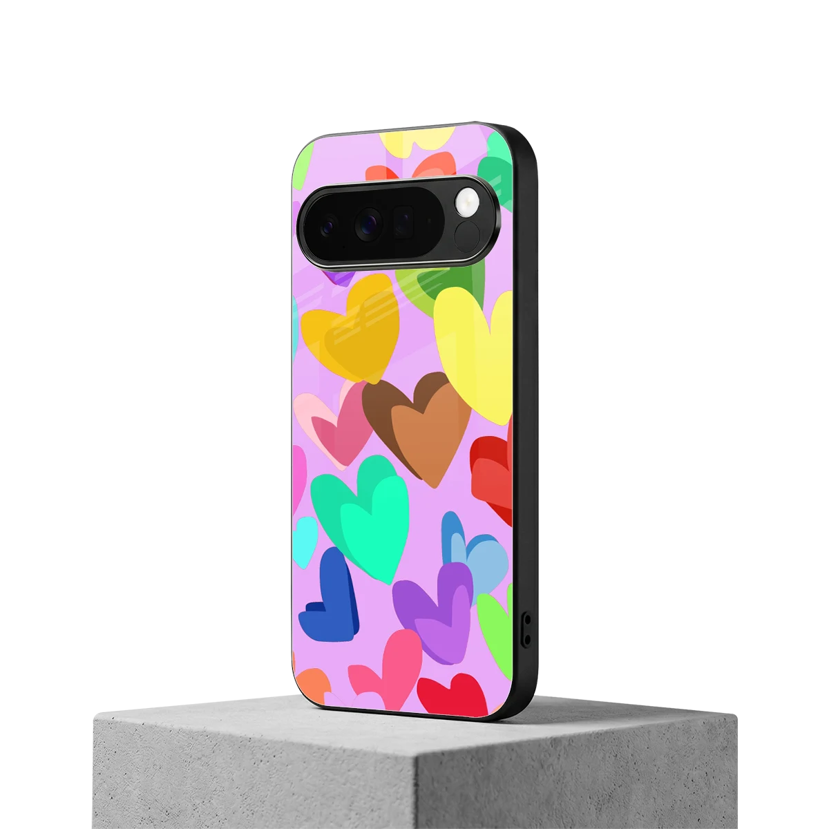 Love Spectrum google pixel 10 pro xl mobile cover | shockproof glass phone case