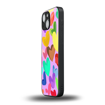 Love Spectrum iphone 13 mini mobile cover | shockproof glass phone case