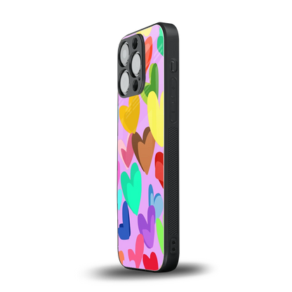 Love Spectrum iphone 12 pro mobile cover | shockproof glass phone case