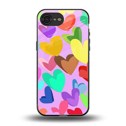 Love Spectrum back phone cover | glass case for iphone 16e