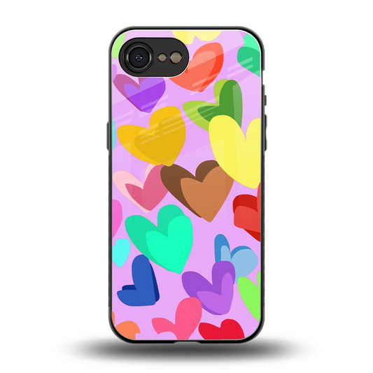 Love Spectrum back phone cover | glass case for iphone 16e