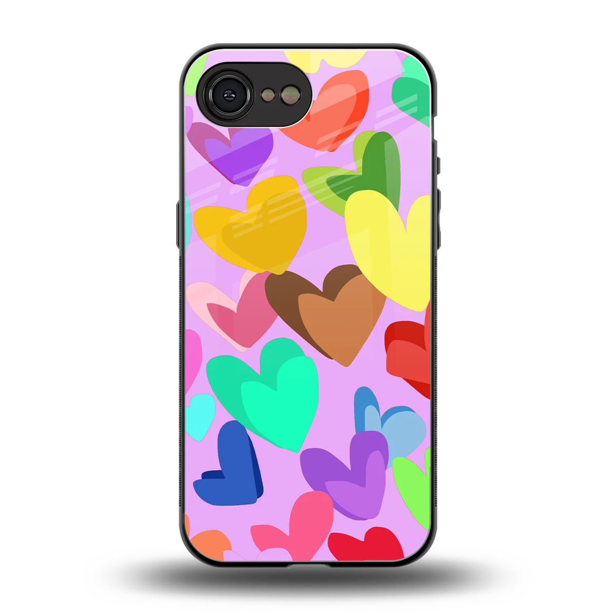 Love Spectrum back phone cover | glass case for iphone 17e