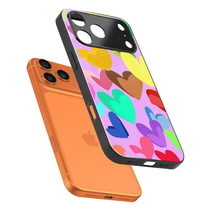 Love Spectrum sleek iphone 17 pro max cover with tempered glass back and TPU edges