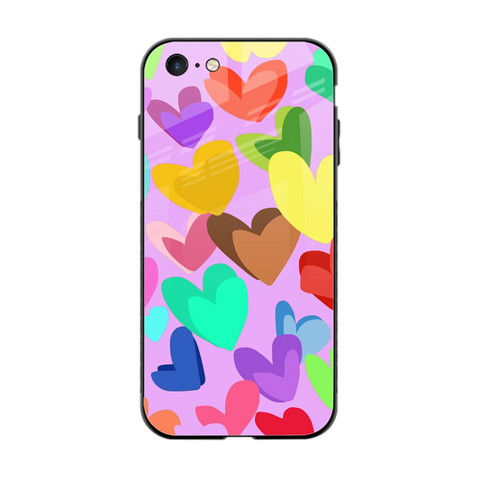 Love Spectrum back phone cover | glass case for iphone 6