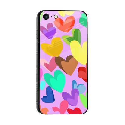 Love Spectrum sleek iphone 7 cover with tempered glass back and TPU edges