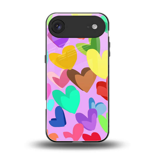 Love Spectrum back phone cover | glass case for iphone air