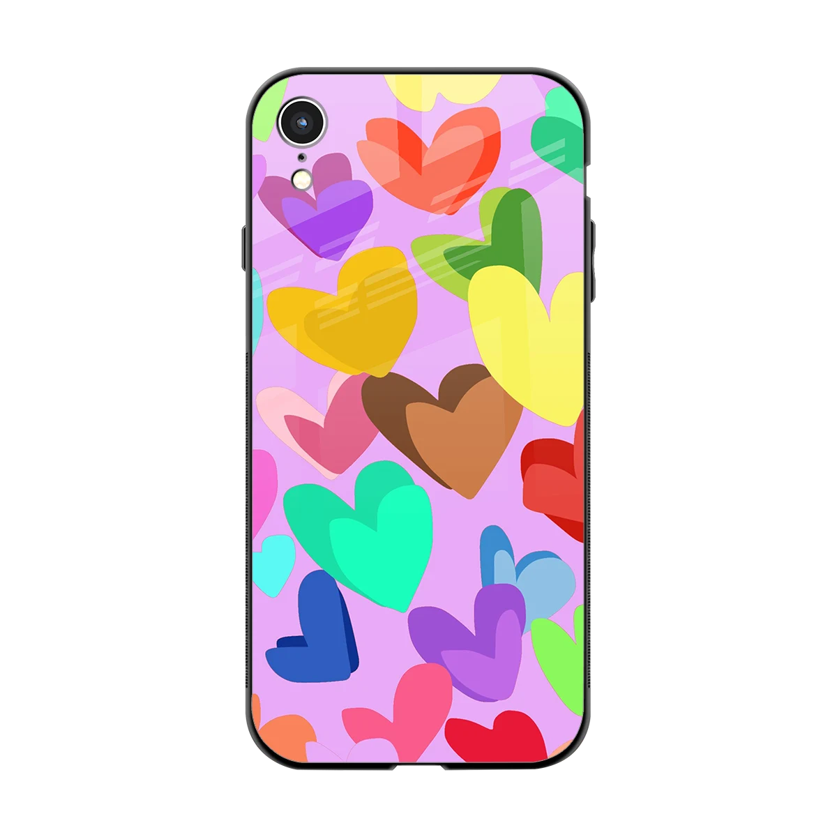 Love Spectrum back phone cover | glass case for iphone xr