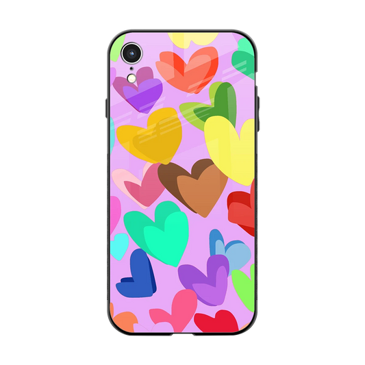 Love Spectrum back phone cover | glass case for iphone xr
