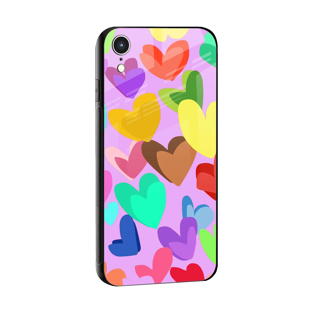 Love Spectrum sleek iphone xr cover with tempered glass back and TPU edges