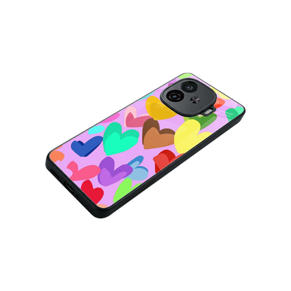 Love Spectrum stylish phone case for iqoo neo 10r 5g | glossy glass and slim fit
