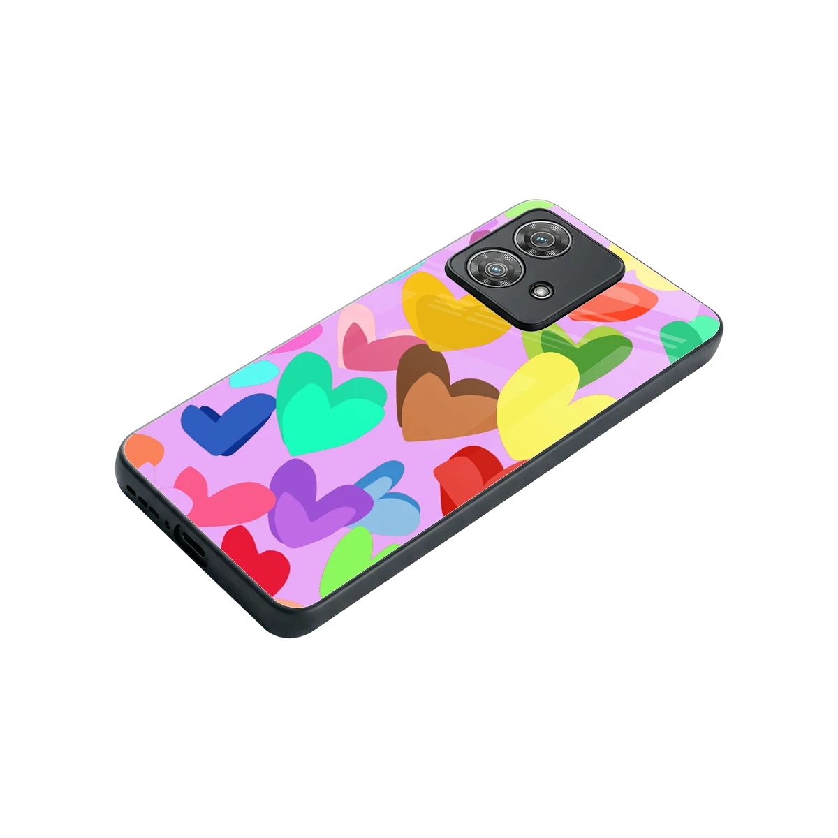 Love Spectrum stylish phone case for motorola edge 40 neo 5g | glossy glass and slim fit