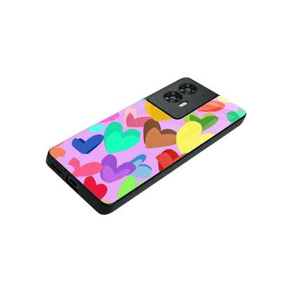 Love Spectrum stylish phone case for motorola edge 50 fusion | glossy glass and slim fit