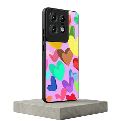 Love Spectrum motorola edge 50 pro mobile cover | shockproof glass phone case