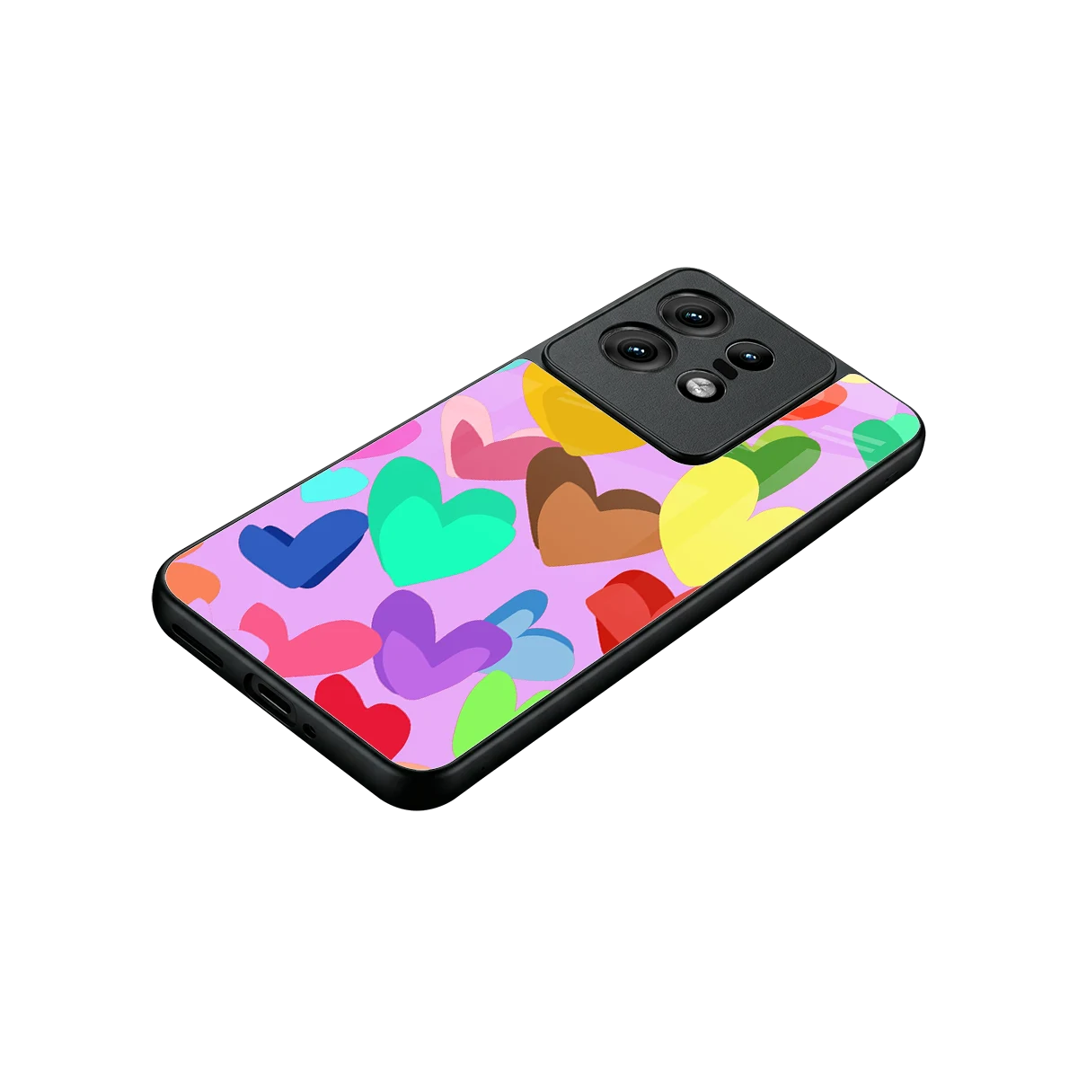 Love Spectrum stylish phone case for motorola edge 50 pro | glossy glass and slim fit
