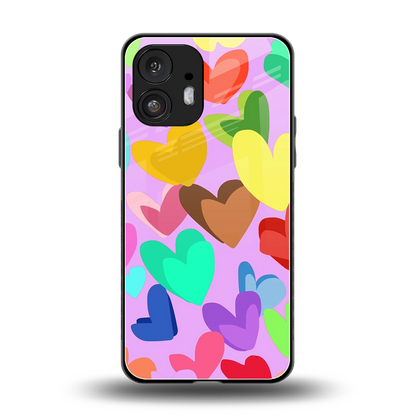 Love Spectrum back phone cover | glass case for nothing phone 2