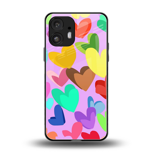 Love Spectrum back phone cover | glass case for nothing phone 2