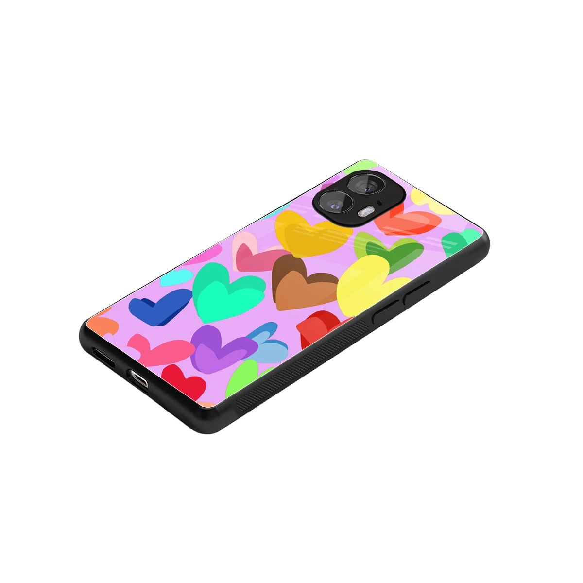 Love Spectrum stylish phone case for nothing phone 2 | glossy glass and slim fit