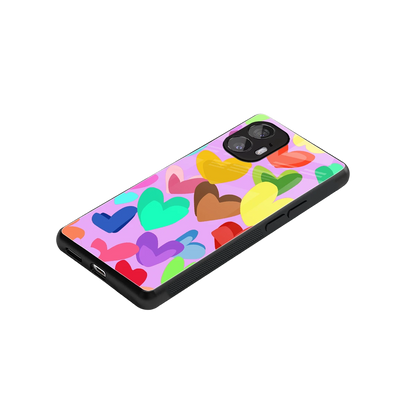 Love Spectrum stylish phone case for nothing phone 2 | glossy glass and slim fit