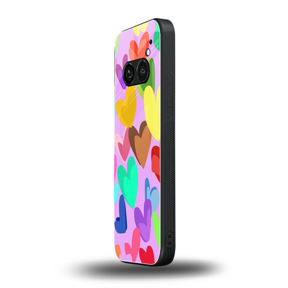 Love Spectrum nothing phone 2a mobile cover | shockproof glass phone case