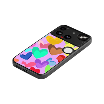 Love Spectrum stylish phone case for nothing phone 3 | glossy glass and slim fit