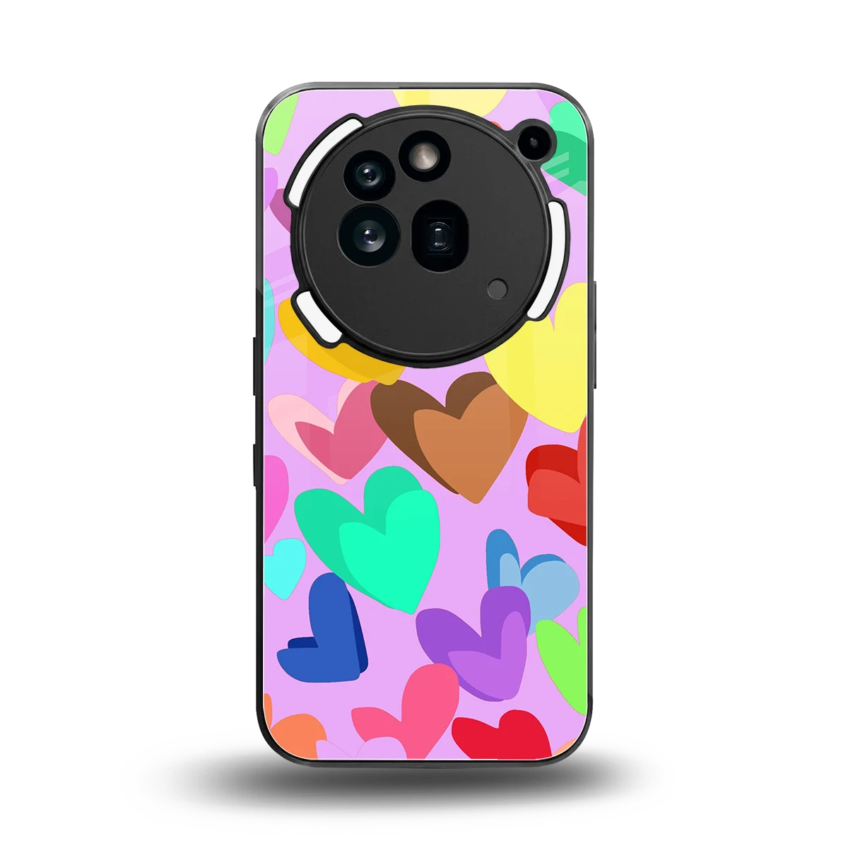 Love Spectrum back phone cover | glass case for nothing phone 3a pro