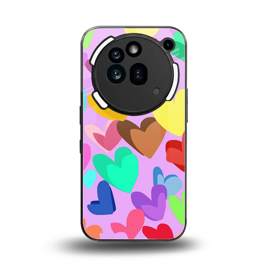 Love Spectrum back phone cover | glass case for nothing phone 3a pro