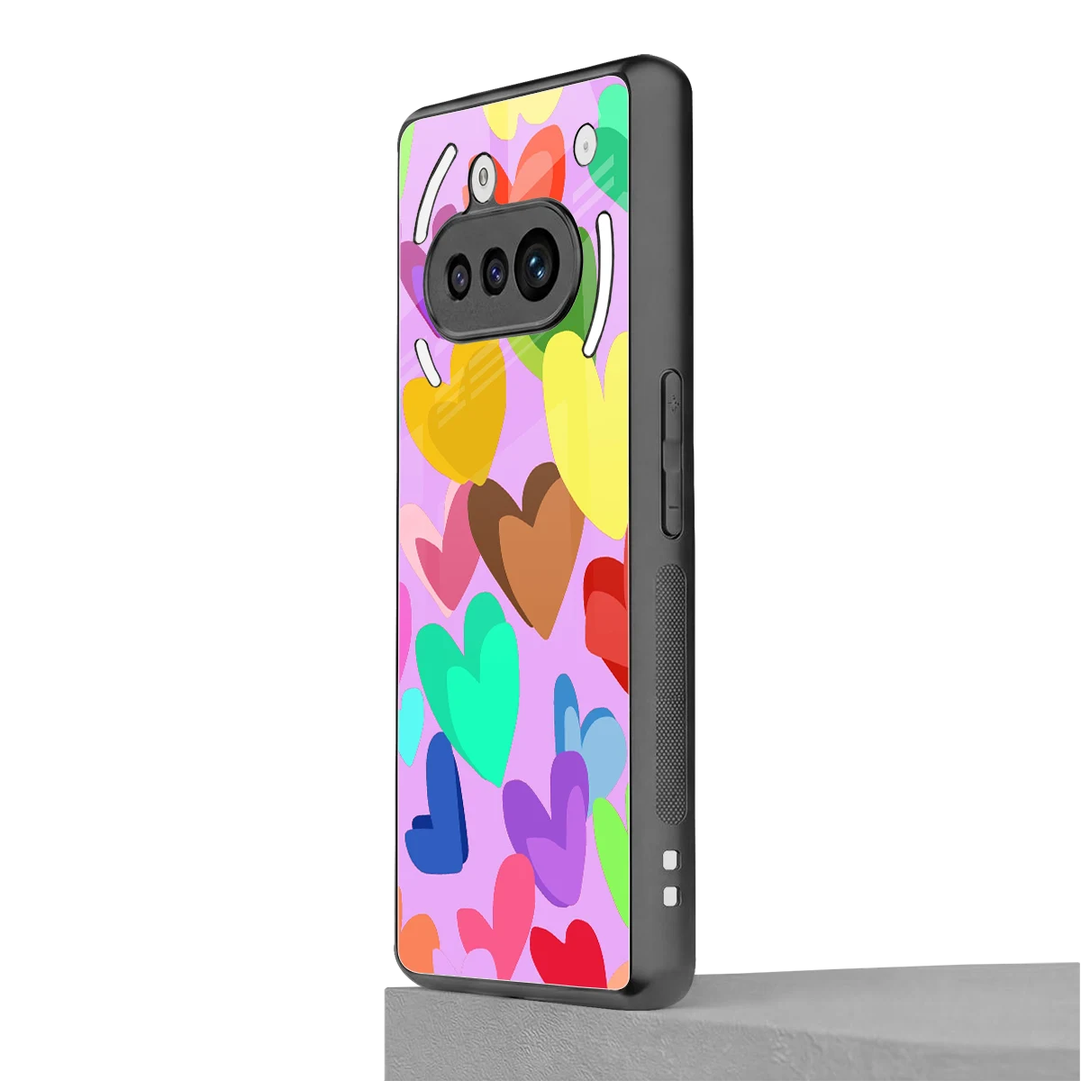 Love Spectrum nothing phone 3a mobile cover | shockproof glass phone case